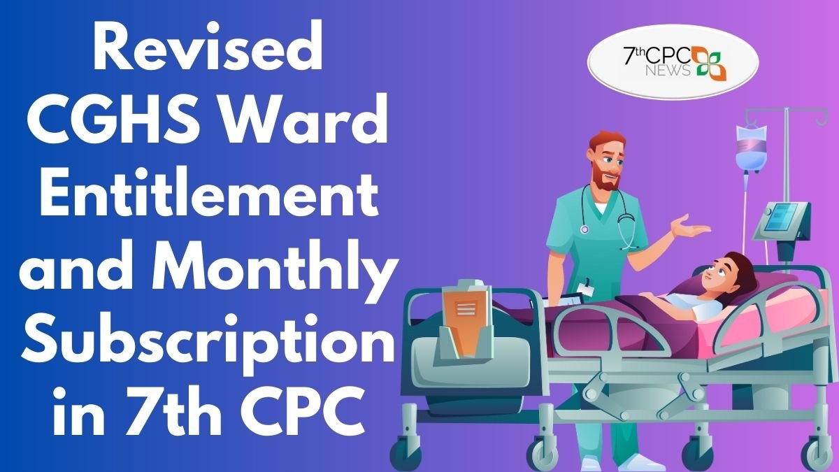 Cghs Revised Ward Entitlement Cghs Room Rent Cghs Monthly