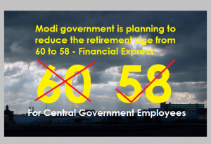 Babus to retire at 58 instead of 60