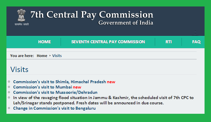 Memorandum to theSeventh Pay Commission