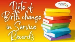 Date of Birth change in Service Records
