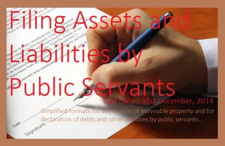 Filing Assets and Liabilities