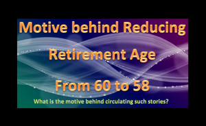 retirement age from 60 to 58
