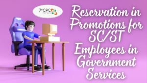 Reservation in Promotions for SC or ST Employees in Government Services