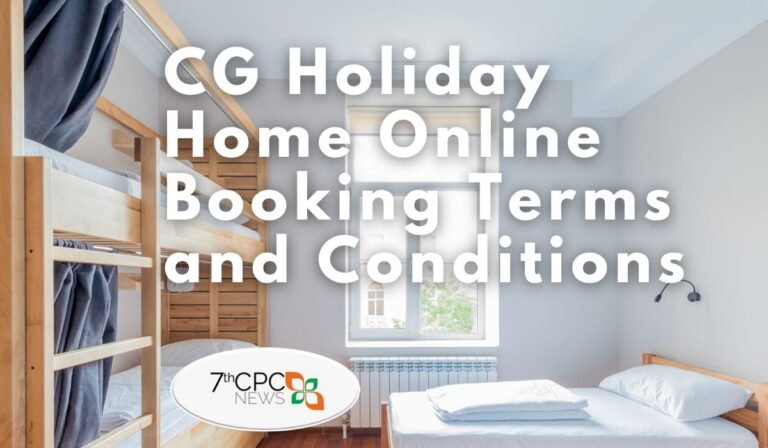 CG Holiday Home Online Booking Terms and Conditions PDF