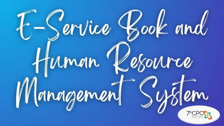 E-Service Book and Human Resource Management System