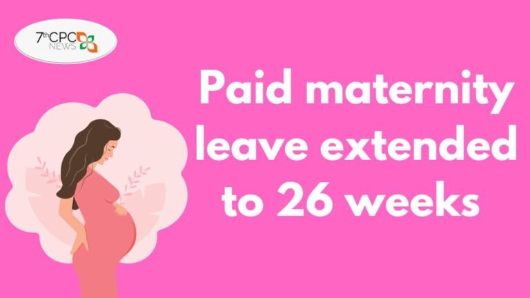 Paid maternity leave extended to 26 weeks
