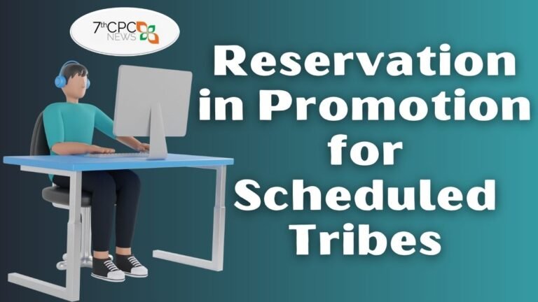 Reservation in Promotion for Scheduled Tribes