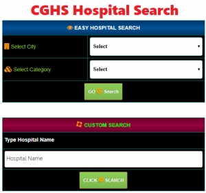 cghs search box