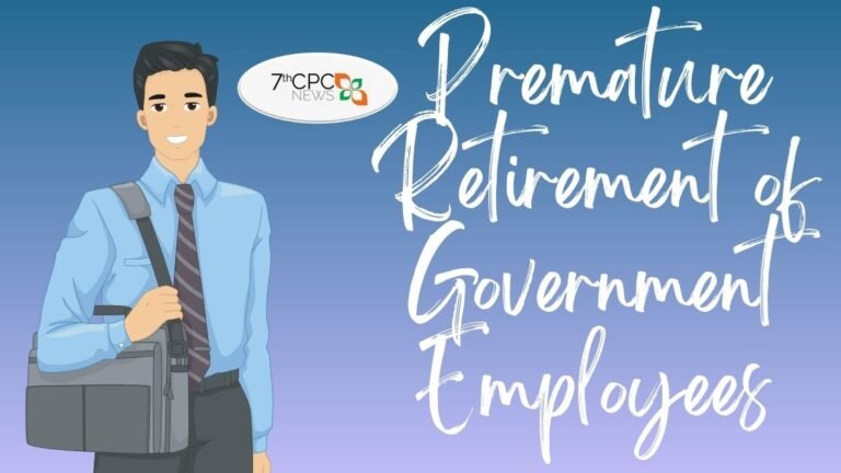 Premature Retirement of Government Employees