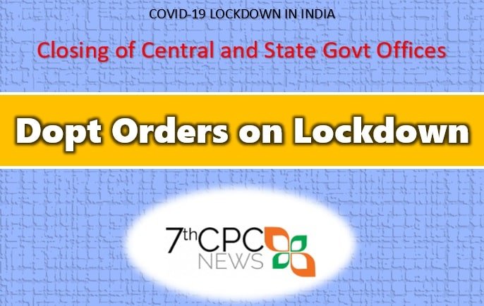 dopt orders on lockdown