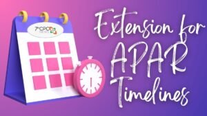 Extension for APAR timelines of Group A, B and C officer