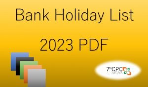 SBI Bank India Holiday List 2023 PDF | Bank Holiday Today, Tomorrow