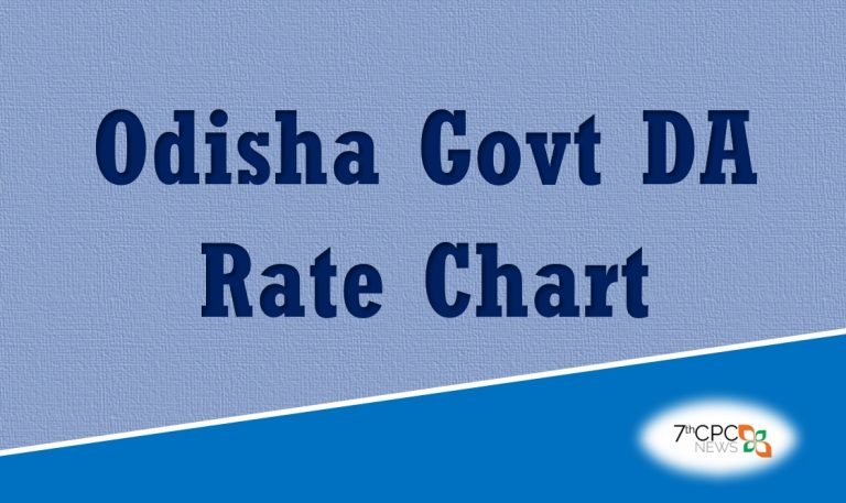 DA Rate of Odisha Govt Employees - 8th Pay Commission News