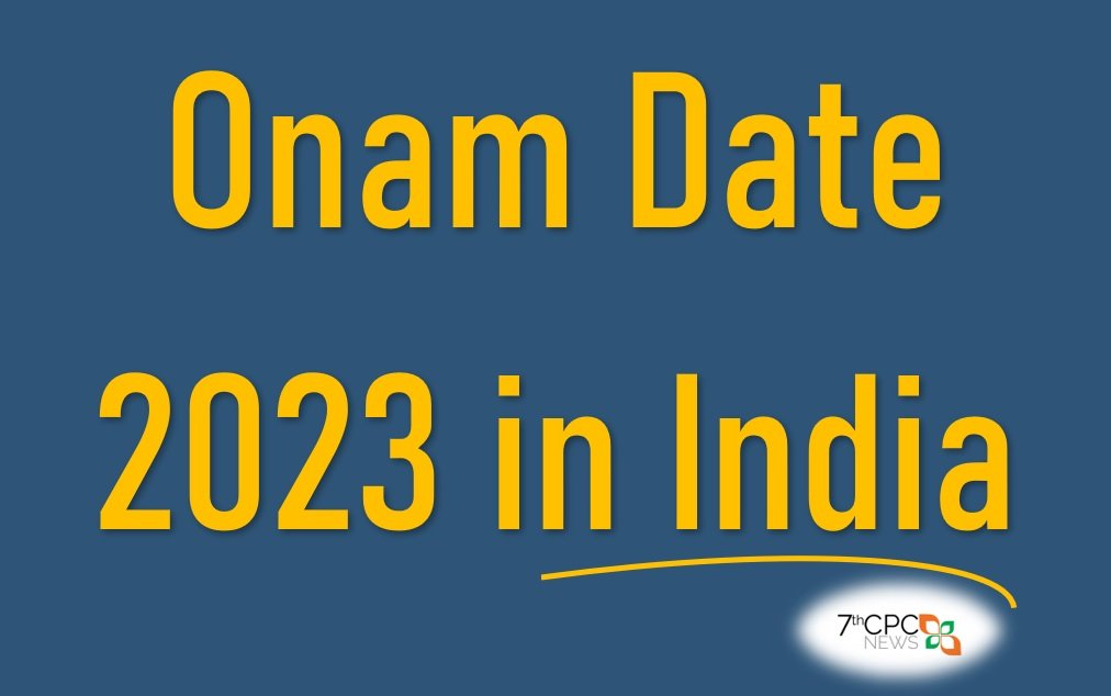 Onam Date Calendar 2023 in India