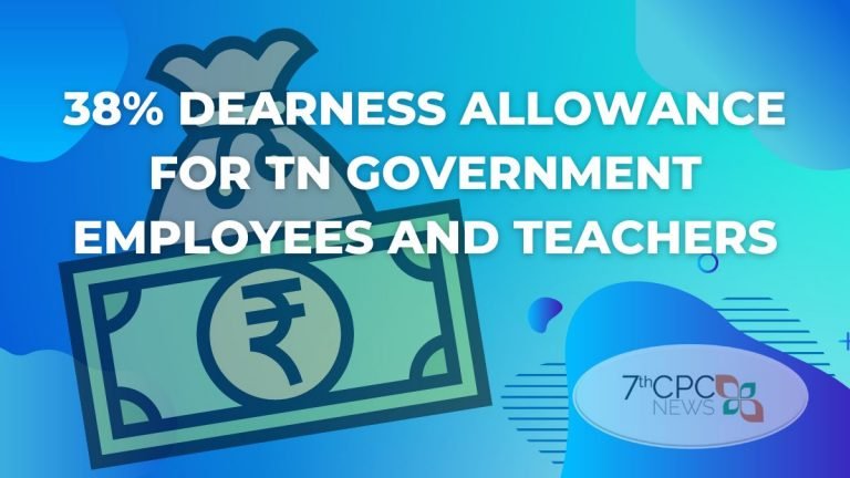 38% DA for TN Govt Employees and Teachers 2023 G.O. PDF