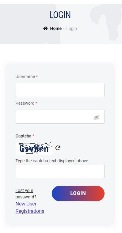 CSD AFD New User Login Page 2023