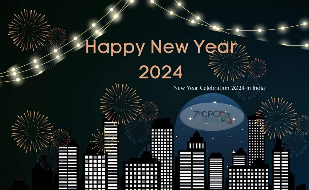 Happy New Year 2024 in India