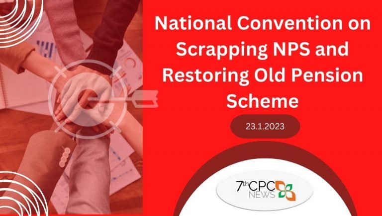 National Convention on Scrapping NPS and Restoring OPS 23.1.2023