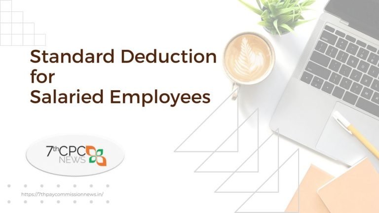 Standard Deduction for Salaried Employees 2023-24