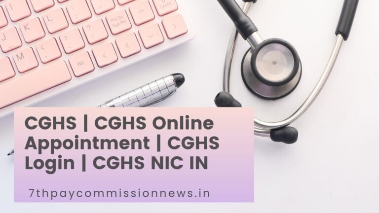 CGHS CGHS Online Appointment CGHS Login CGHS WEBSITE