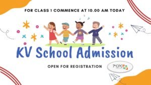 KV School Class 1 Online Admission Open Today at 10 AM