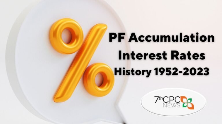 PF Accumulation Interest Rates 2023
