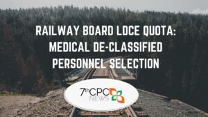 Railway Board RBE No. 402023 Medical De-classified Personnel Selection - 20% LDCE Quota