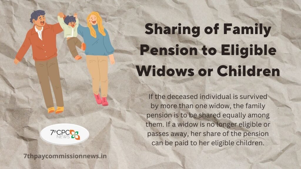 Sharing of Family Pension to Eligible Widows or Children - DoPPW Order PDF