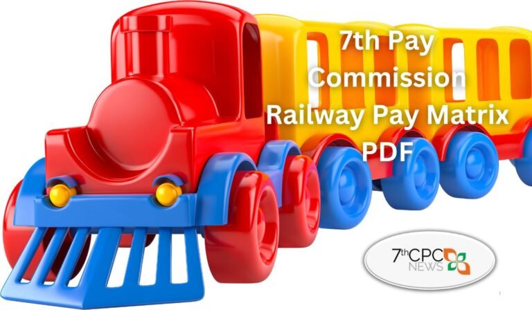 7th Pay Commission Railway Pay Matrix PDF