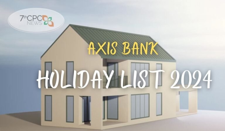 Axis Bank Holiday List 2024 PDF
