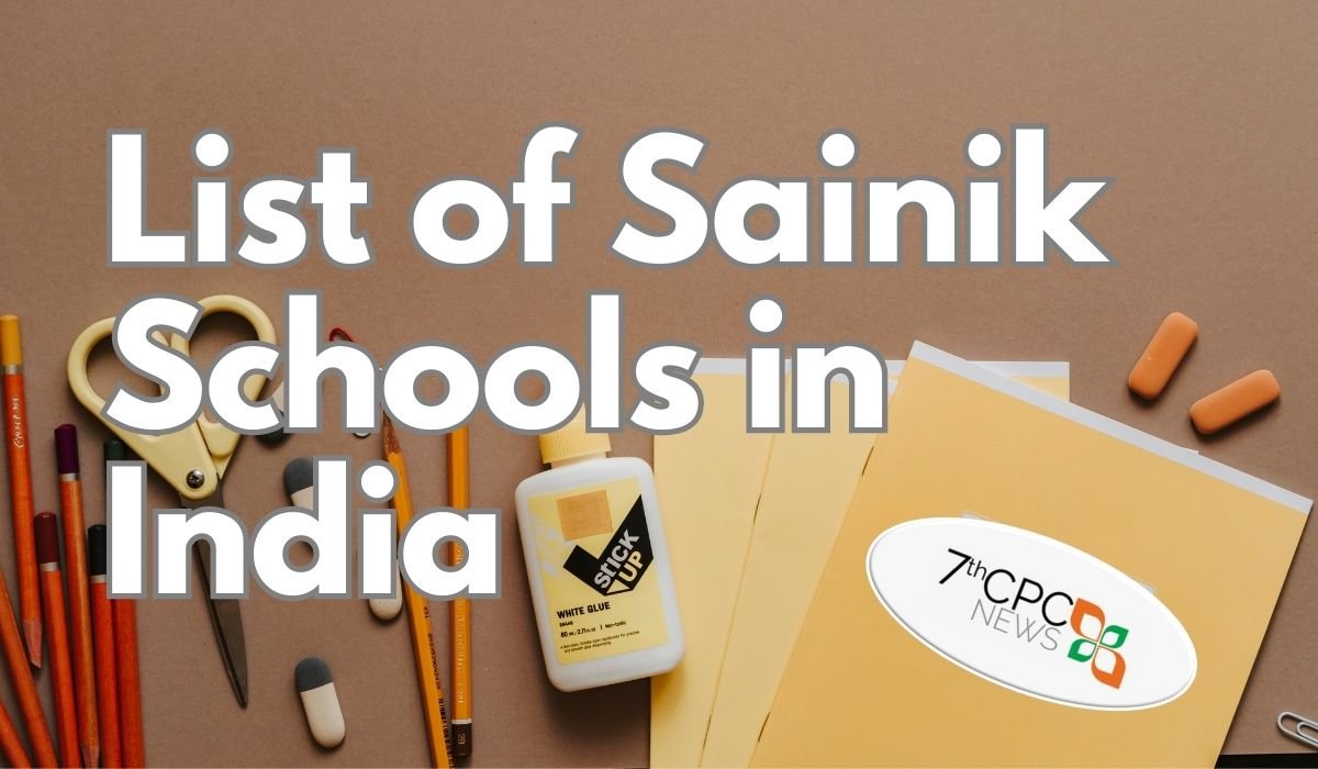 List of Sainik Schools in India PDF Download