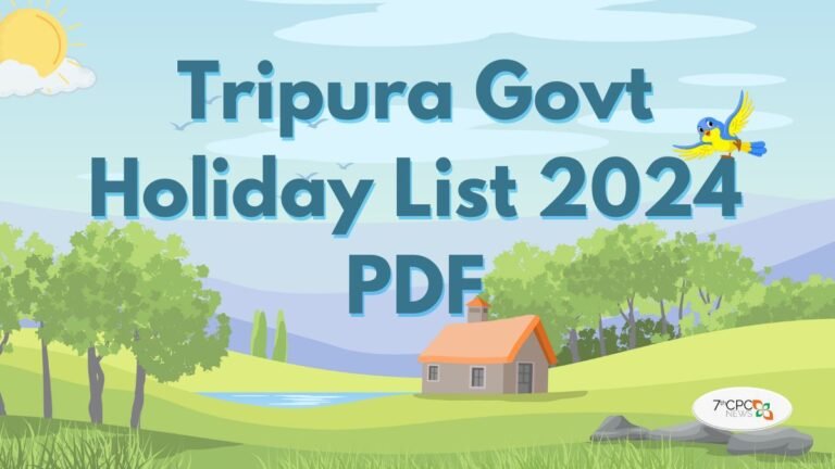 Tripura Govt Holiday List 2024 PDF Download