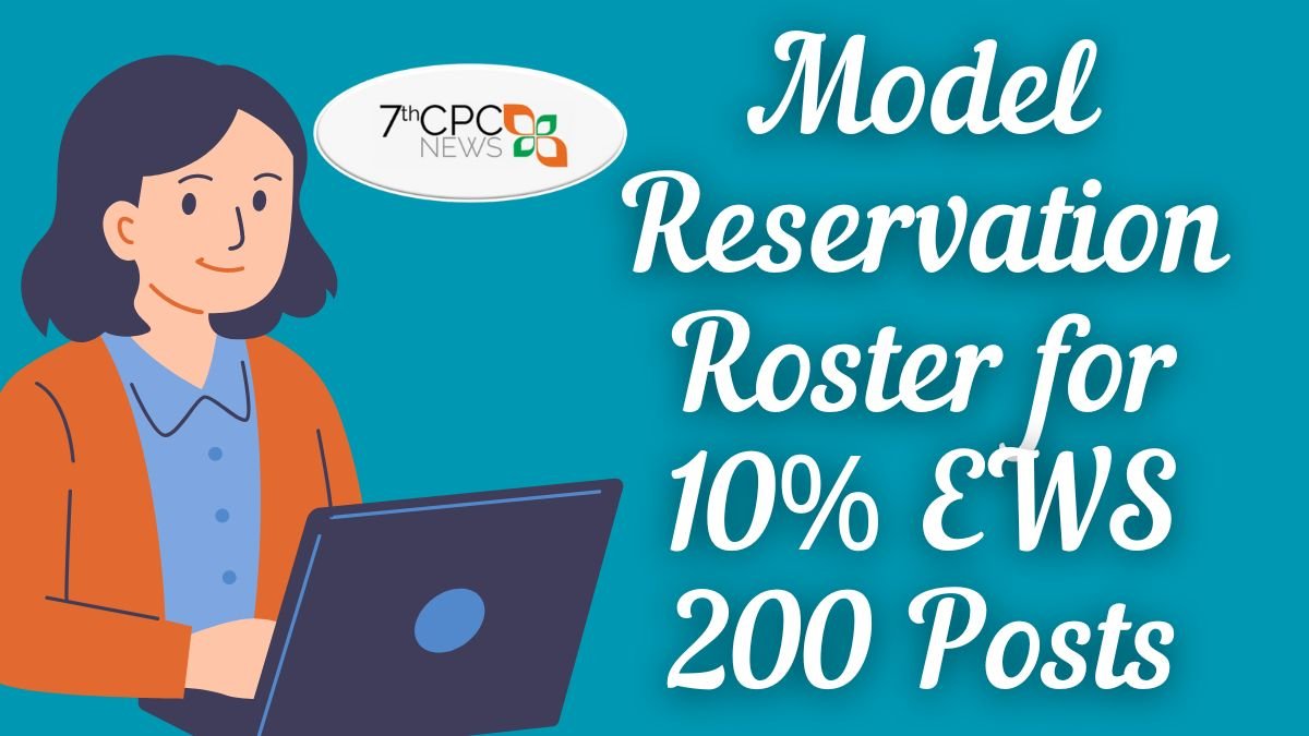 Model Reservation Roster for 10% EWS 200 Posts