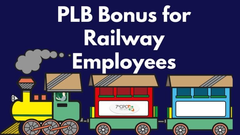 Productivity Linked Bonus for Railway Employees