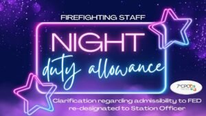 Night Duty Allowance for Firefighting Staff
