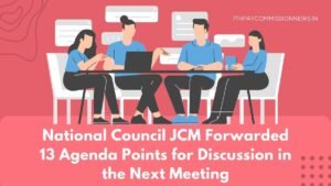 National Council JCM Forwarded 13 Agenda Points for Discussion in the Next Meeting