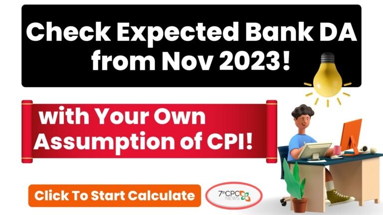 Check Expected Bank DA from Nov 2023!