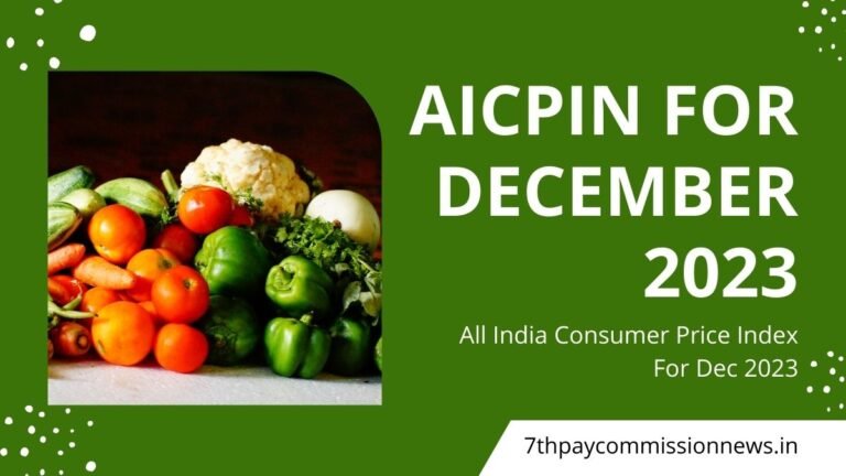 All India Consumer Price Index For Dec 2023