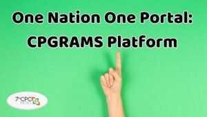 One Nation One Portal CPGRAMS Platform