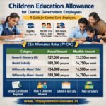 Children Education Allowance Format of Certificate from School 2026