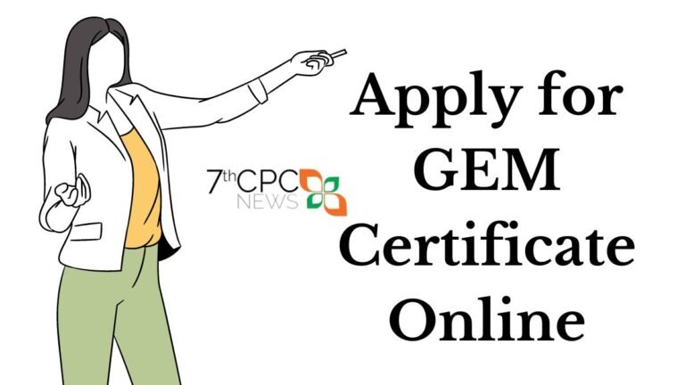 Apply for GEM Certificate Online
