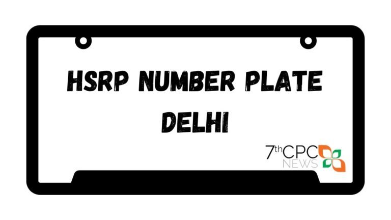 HSRP Number Plate Delhi List