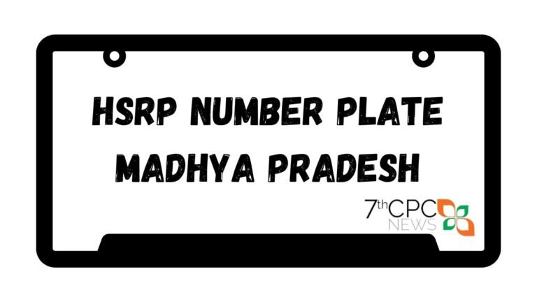 HSRP Number Plate Madhya Pradesh List