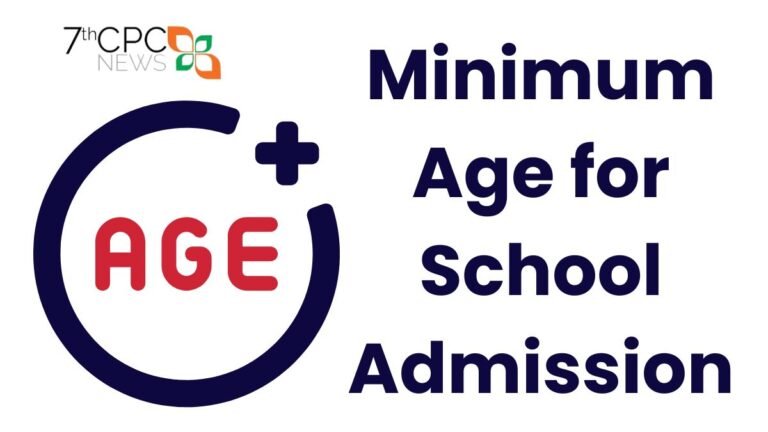 Minimum Age for School Admission