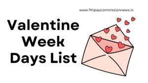 Valentine Week Days List