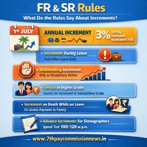 FR & SR Rules - What says Rules regarding increment 2026