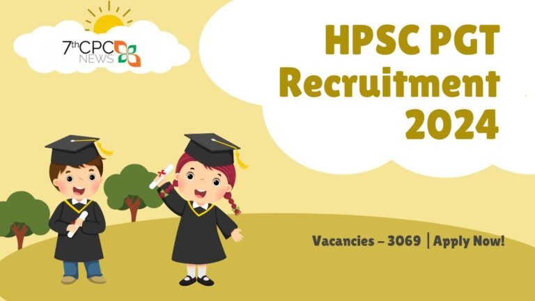 HPSC PGT Recruitment 2024