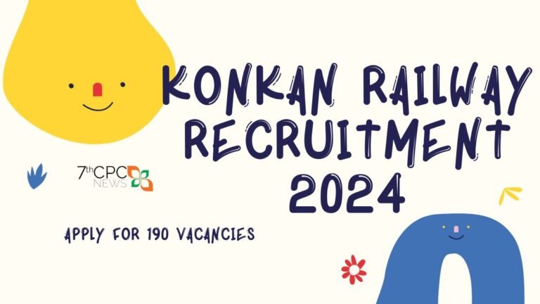 Konkan Railway Recruitment 2024