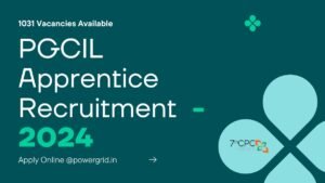 PGCIL Apprentice Recruitment 2024 Notification