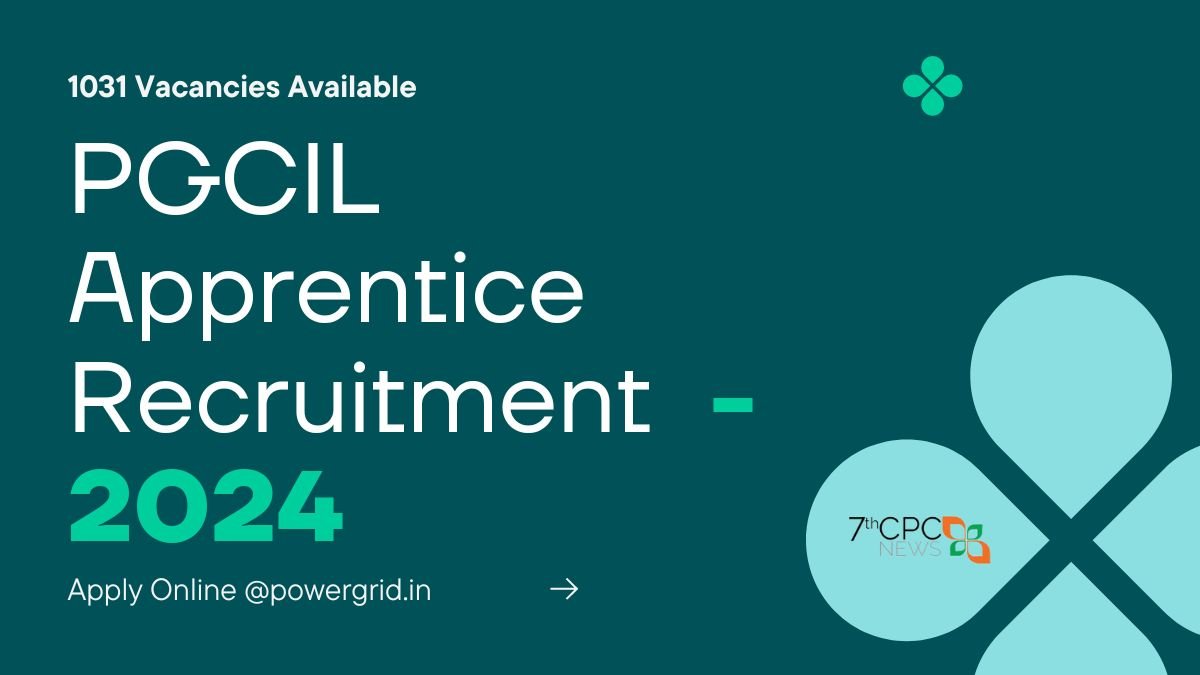 PGCIL Apprentice Recruitment 2024 Notification